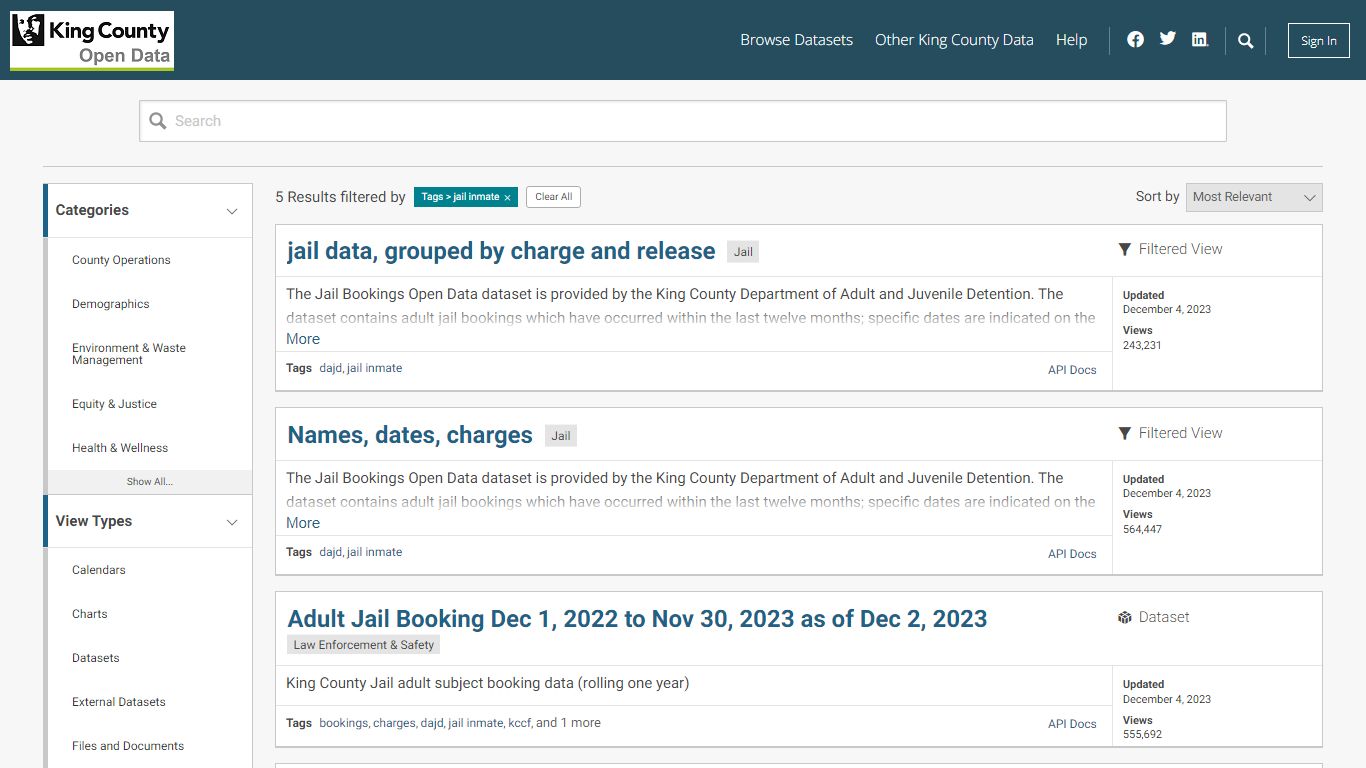 Results matching topic of jail inmate | Page 1 of 1 | King County ...
